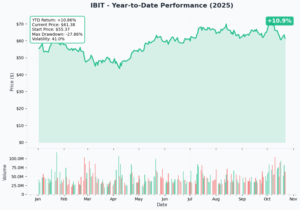 IBIT YTD Performance