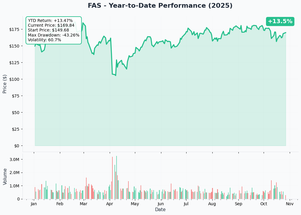 FAS YTD Performance