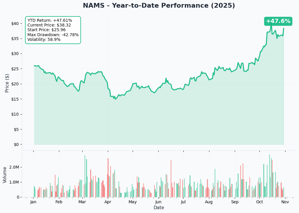 NAMS YTD Performance