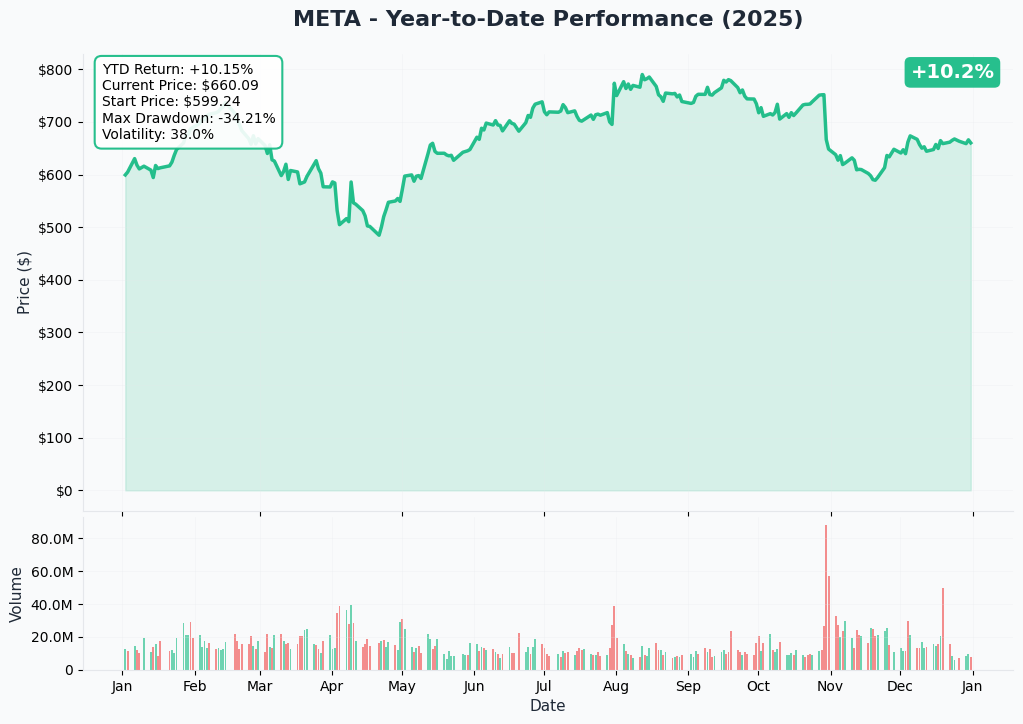 META YTD Chart