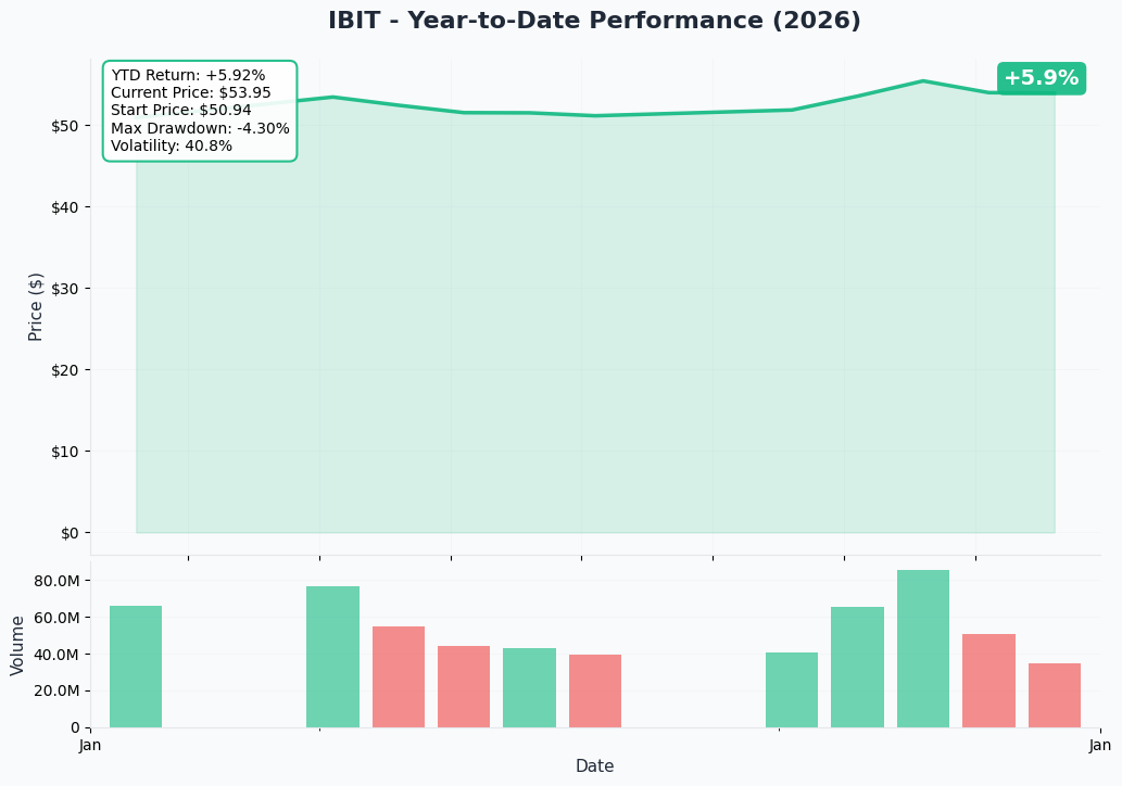 IBIT YTD Performance