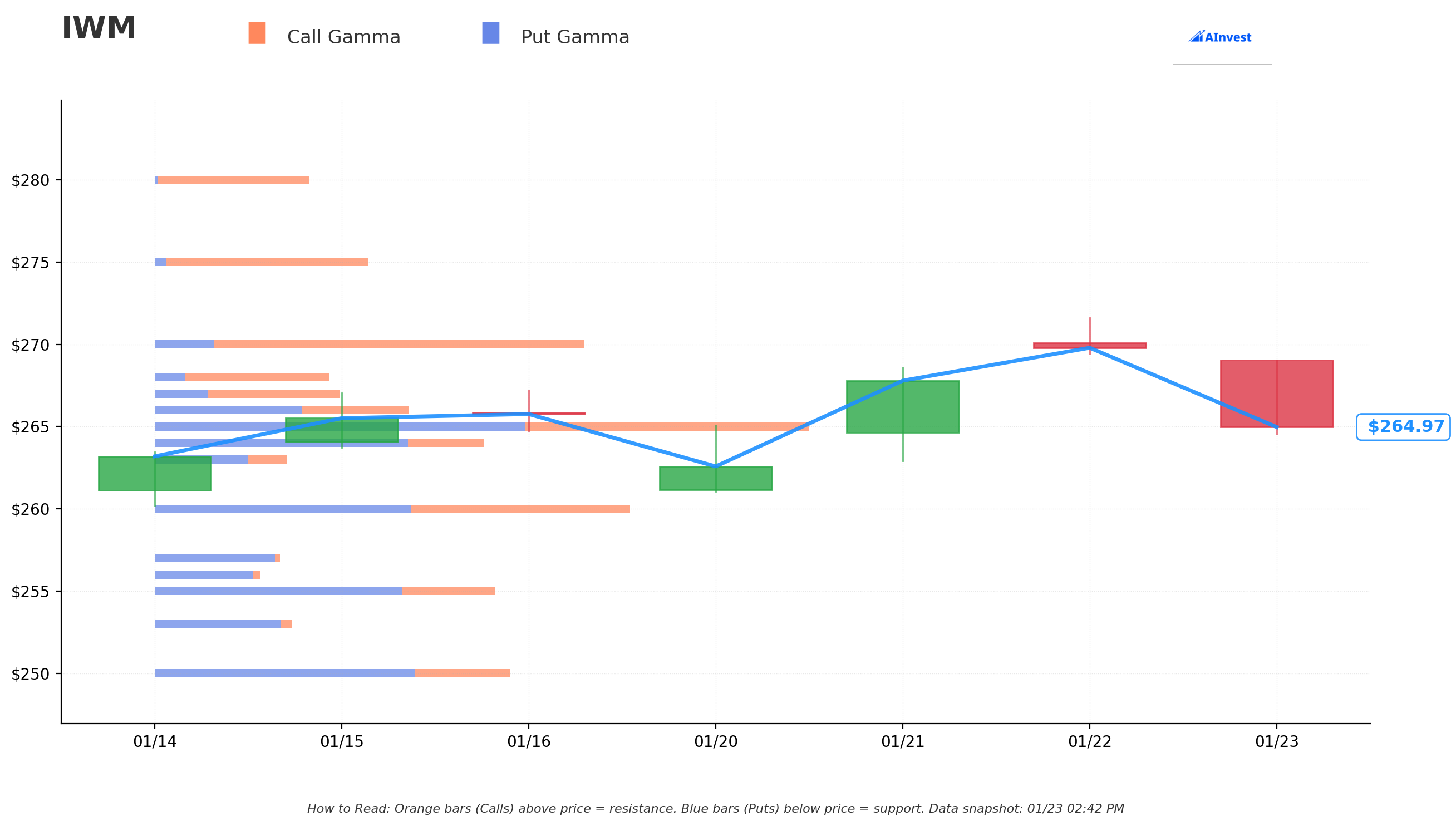 IWM Gamma Chart