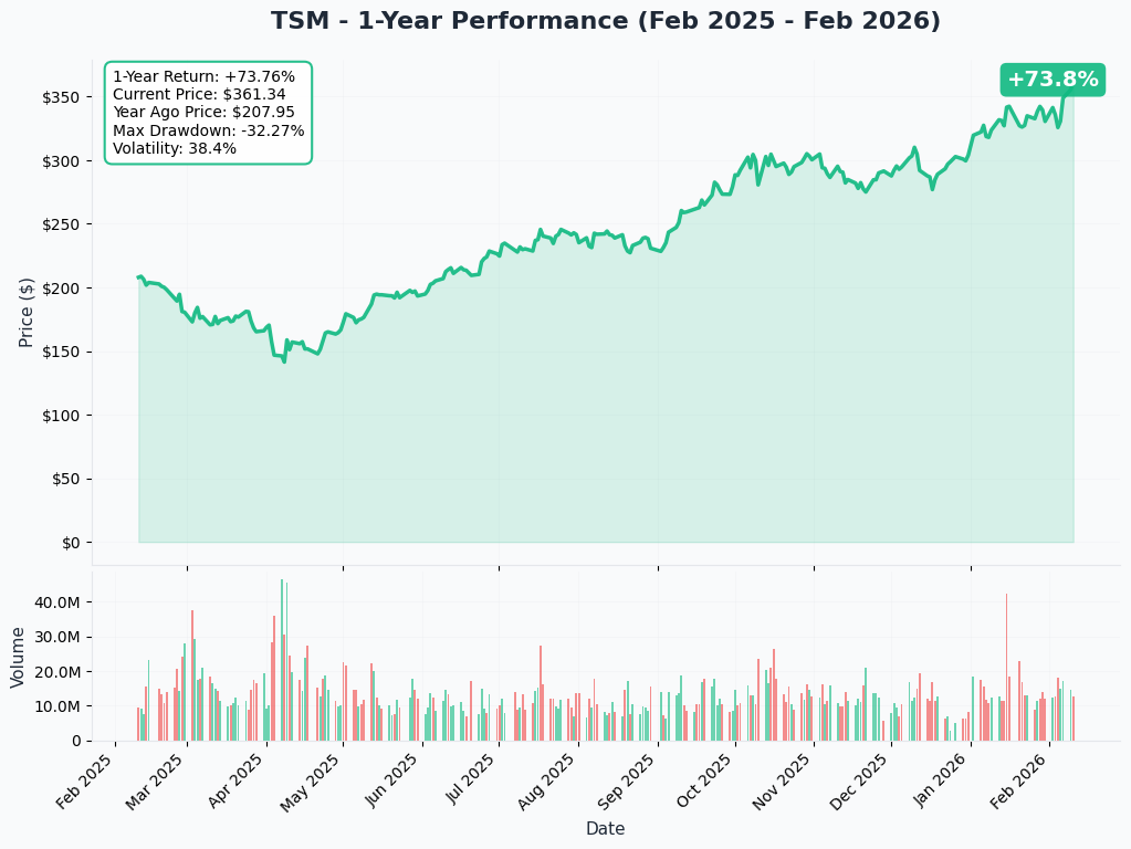 TSM YTD Performance