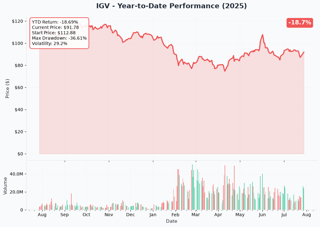 IGV YTD Chart
