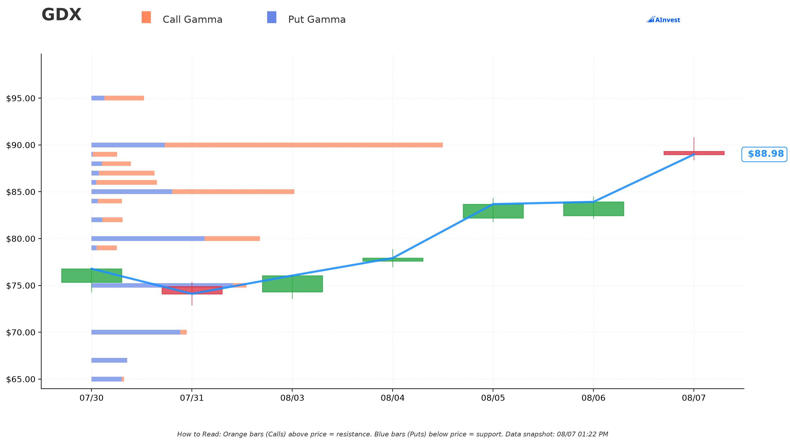 GDX gamma exposure